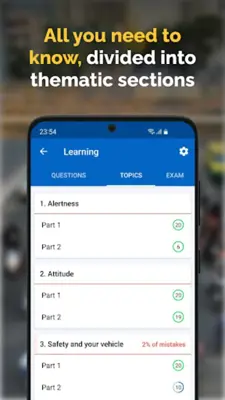 Motorcycle Theory Test UK 2023 android App screenshot 1